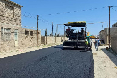 Suraxanı rayonunda qəsəbələrarası və məhəllədaxili küçələr abadlaşdırılır