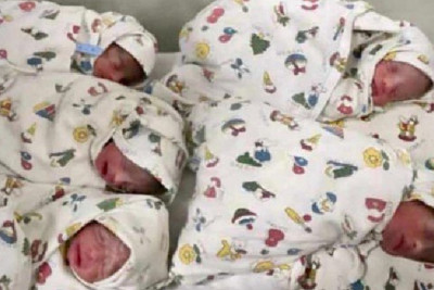 Bakıda qadının 4 oğlu və 1 qızı dünyaya gəlib