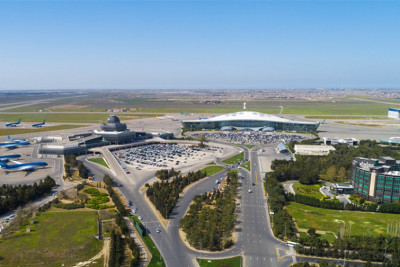 Bakı aeroportunda işıqlar sönüb