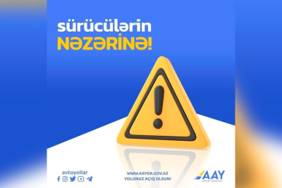 Qala-Pirallahı yolu istiqamətində gedən sürücülərin nəzərinə