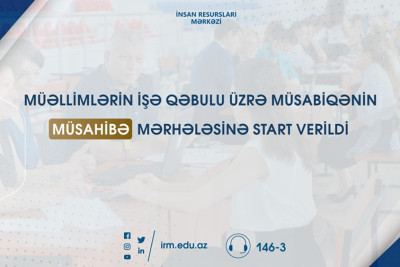 Bakı bağçalarına tərbiyəçilərin işə qəbulu üzrə imtahanlar keçiriləcək