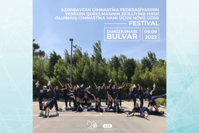 Dənizkənarı bulvarda gimnastika festivalı təşkil ediləcək