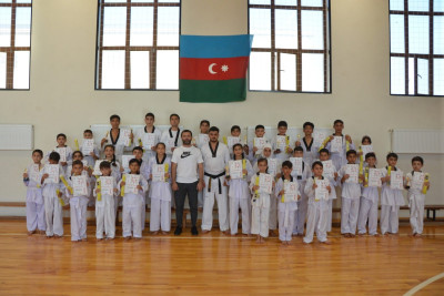 Zirə qəsəbəsində taekvondo üzrə dərəcə imtahanı keçirilib