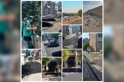 Binəqədi rayonu ərazisində abadlıq işləri həyata keçirilir