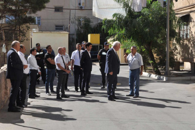 Pirallahı RİH başçısı Pirallahı qəsəbəsində yerləşən küçə və məhəllələrə baxış keçirib