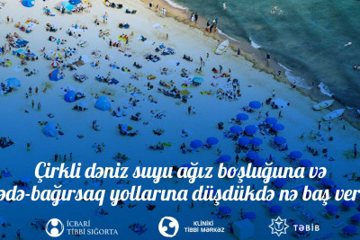 Toksikoloq Abşeronun bir sıra çimərliklərində dəniz suyunun təhlükəsi ilə bağlı xəbərdarlıq edib