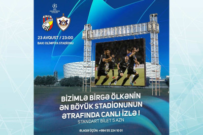 Bakı Olimpiya Stadionunda “Qarabağ”ın oyununa baxmaq mümkün olacaq