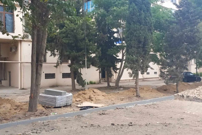 Nərimanov rayonunda məhəllələr abadlaşdırılır