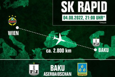 "Neftçi"nin rəqibi olan "Rapid" klubu Bakıya yola düşüb
