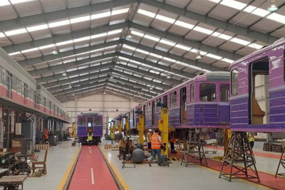 Bakı metrosunda köhnə qatarlar modernizə edilir