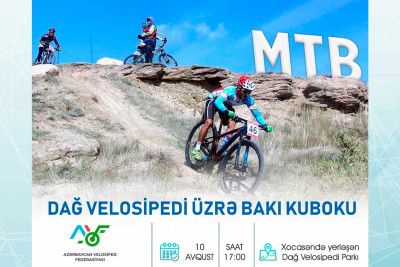 Dağ velosipedi üzrə Bakı Kuboku keçiriləcək