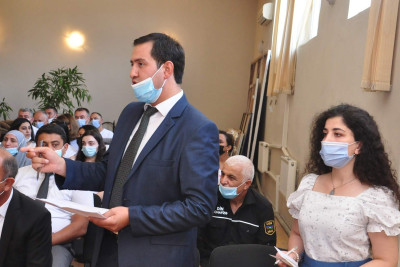 Pirşağı qəsəbəsində sakinlərlə görüş keçirilib