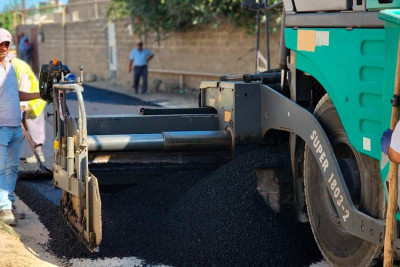 Hövsan: Oqtay Şabanov küçəsinə yeni asfalt örtüyü vurulur