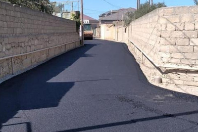 Bakıətrafı qəsəbələrdə təmir işləri davam etdirilir