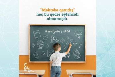 Şərq Bazarında uşaqlar üçün ödənişsiz "Məktəbə qayıdış" tədbiri baş tutacaq