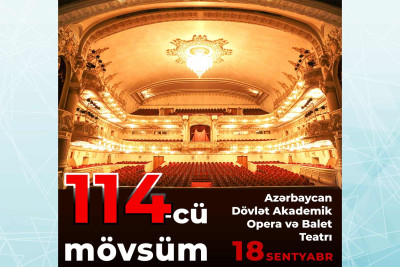 Opera və Balet Teatrında sentyabr ayı üçün 5 səhnə əsəri hazırlanıb