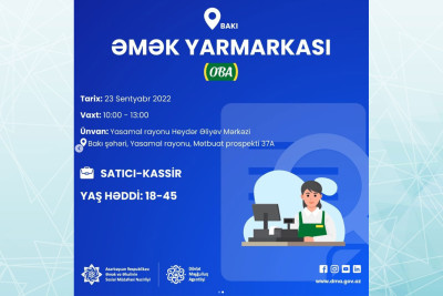 İşsiz və işaxtaran şəxslərin nəzərinə: Bakıda Əmək Yarmarkası təşkil olunacaq