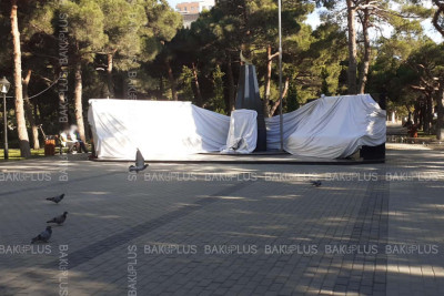 Qara Qarayev prospektində şəhidlərin xatirəsinə ucaldılmış abidənin açılışı baş tutacaq