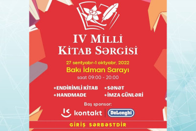 Milli Kitab Sərgisinin 1-ci gün proqramı məlum olub