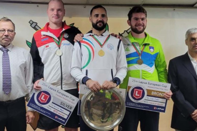 Azərbaycanın güllə atıcısı Ruslan Lunyov beynəlxalq yarışda qızıl medal qazanıb