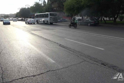 Fətəli Xan Xoyski prospektinin daha bir hissəsində təmir işləri yekunlaşıb