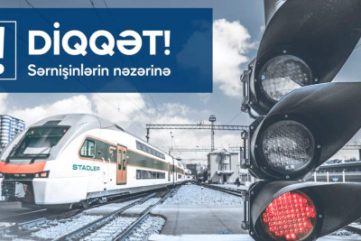 Bakı-Sumqayıt-Bakı qatarlarının yeni cədvəli təqdim olunub