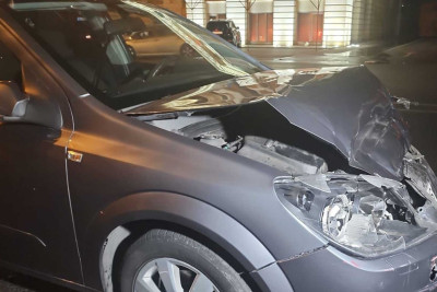 Yasamal rayonunda avtomobil “Baku Bus”un avtobusuna çarpılıb