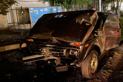 Nərimanov rayonunda avtoxuliqanlıq edən gənclər qəza törədiblər