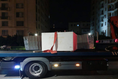 Bakıda Xalq artisti Tofiq Quliyevin abidəsinin quraşdırılma işlərinə start verilib