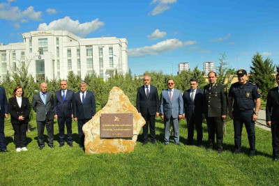 Vətən müharibəsi şəhidlərinin xatirəsinə 100 ədəd ağac əkilib