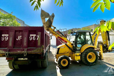 Xətai: Cavanşir küçəsinin əsaslı təmirinə start verilib