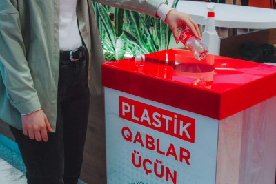 Bakıda “Təmiz Ölkəm” layihəsi çərçivəsində 17.480 kiloqram plastik toplanıb
