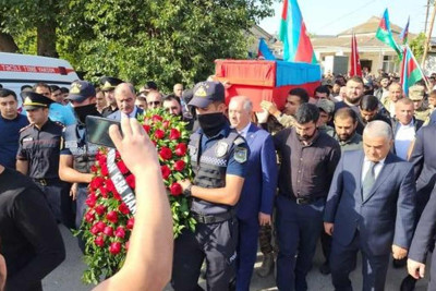 18 yaşlı şəhid İbrahim Həsənov Suraxanı rayonunda dəfn olundu