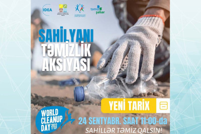 Şüvəlan qəsəbəsində aksiya keçiriləcək: çimərlikdə təmizlik işləri aparılacaq