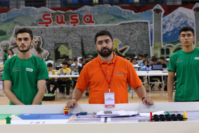 Bakıda keçirilən V Robot Olimpiadasının açılışı baş tutub