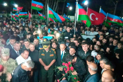 Şəhid Ravil Hümbətov II Fəxri xiyabanda dəfn olunub