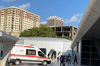 Bakı Dəmir Yolu vağzalına Təcili Tibbi Yardım çağırılıb