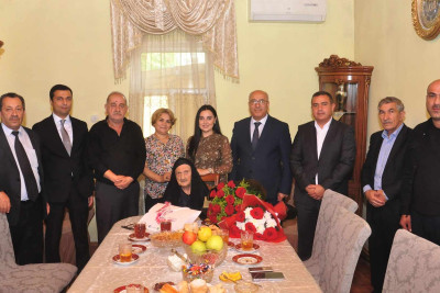 Sabunçu rayonunun 99 yaşlı sakini ilə görüş keçirilib