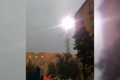 Paytaxtda yüksək gərginlikli elektrik xəttində baş verən qəza aradan qaldırıb