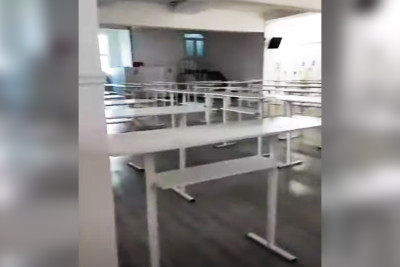 Odlar Yurdu Universitetində tələbələr üçün stullar yığışdırılıb?
