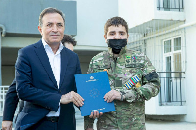 Suraxanı rayonunda daha 50 mənzil şəhid ailələrinin üzvlərinə və əlillərə təqdim olunub