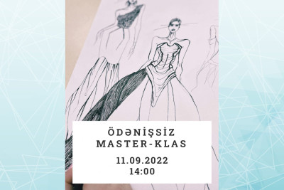Bakıda geyim eskizlərini çəkməyə marağı olanlar üçün ödənişsiz master-klas keçiriləcək