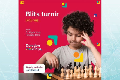 “Passage 1901”-də uşaqlar üçün şahmat turniri baş tutacaq