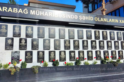 Buzovnada Birinci və İkinci Qarabağ müharibələri şəhidlərinin xatirəsinə abidə kompleksi ucaldılıb