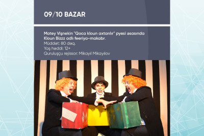 Bakıda “Kloun Bizzz” tamaşası nümayiş olunacaq