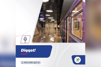 Metronun 3 stansiyasına giriş vaxtından əvvəl bağlanacaq