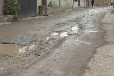 Sulutəpə qəsəbəsində küçə palçıq içindədir