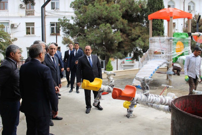 Bakıda daha bir parkın açılışına sayılı günlər qalıb