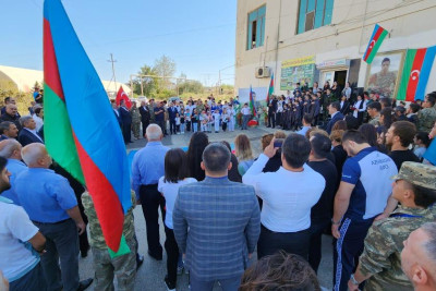 Suraxanıda şəhid Muxtar Qasımlının xatirəsi anılıb: ehsan süfrəsi açılıb