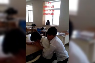 DİN: 112 saylı orta məktəbdə şagirdlər arasında baş verən mübahisənin səbəbi məlum olub